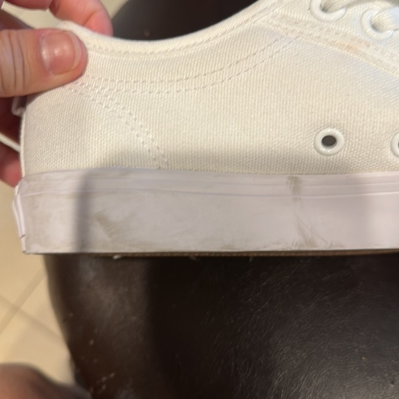 Adidas White Canvas Sneakers - Picture 5 of 7